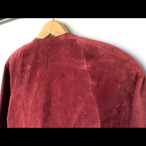 COPY - XS, Danier, vintage maroon leather jacket - Picture 7 of 15